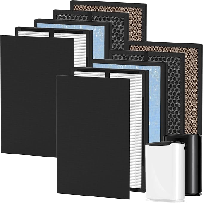 2 Packs 8L HEPA Carbon Replacement Filters Set Compatible by FCFMY