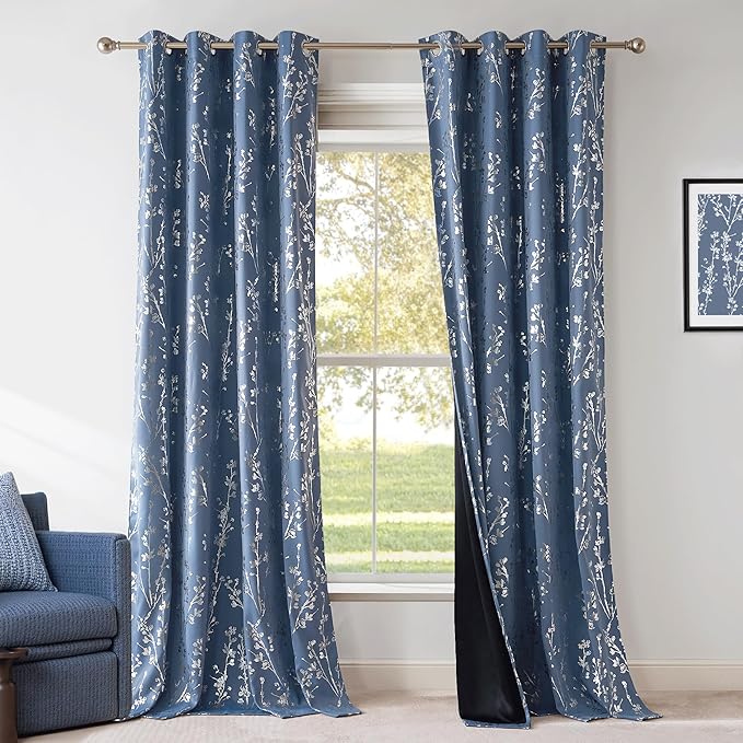 NICETOWN 100% Blackout Curtains 96 inches Long - Image 7