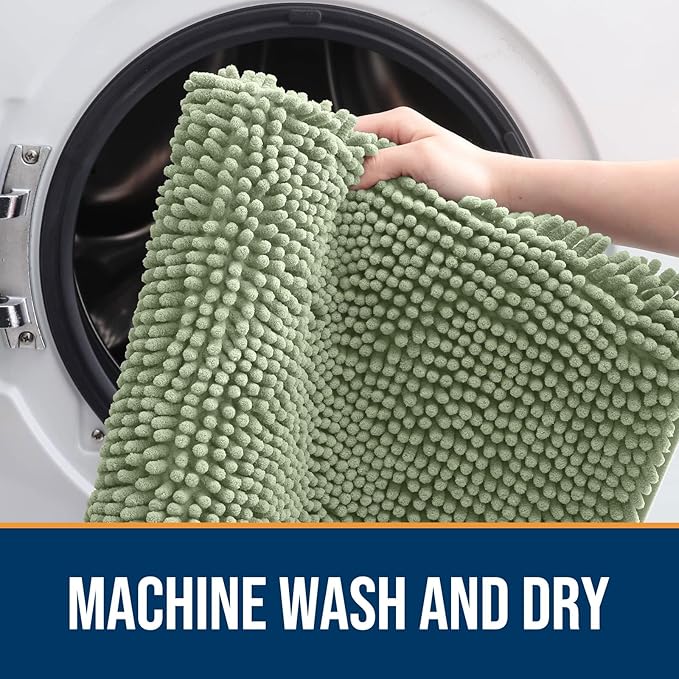 OLANLY Dog Door Mat for Muddy Paws 70x35, Absorbs Moisture and Dirt, Absorbent - Image 5