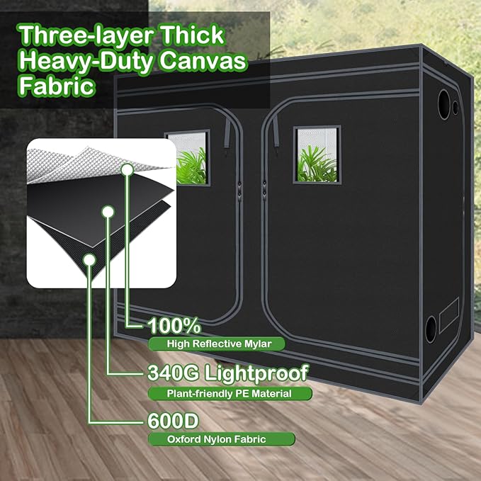 Grow Tent, Removable Floor Tray - Image 5