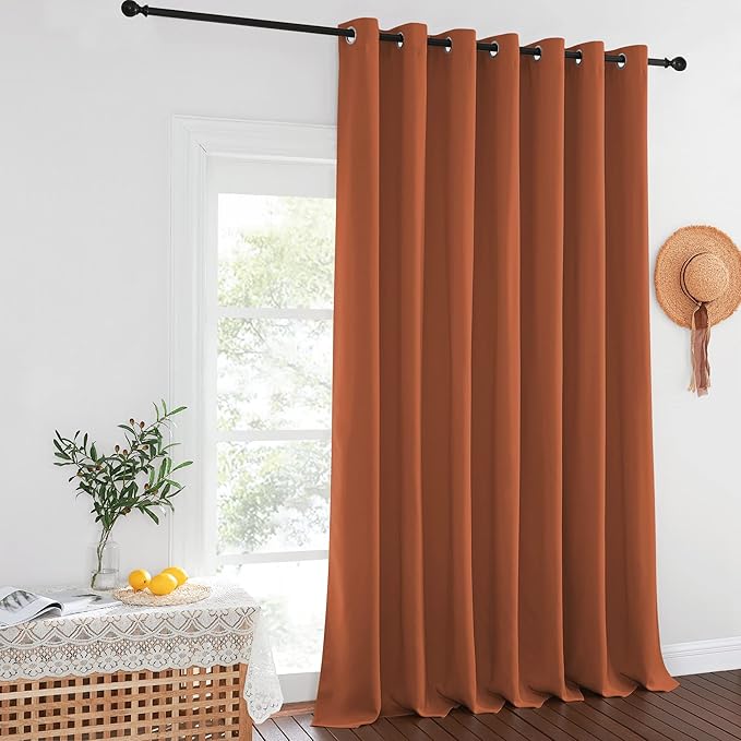 NICETOWN Blackout Patio Curtains 100 x 144 Inches Long - Image 8
