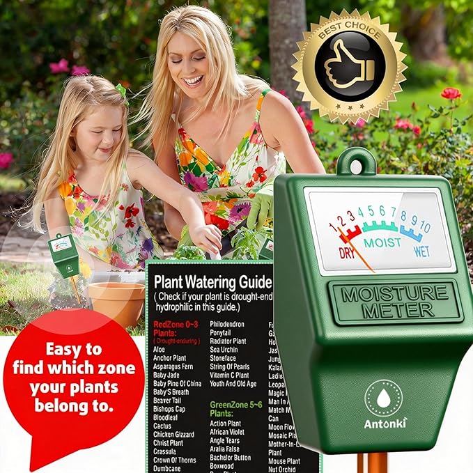 Antonki 2 Pack Soil Moisture Meter, Plant Water Meter - Image 5