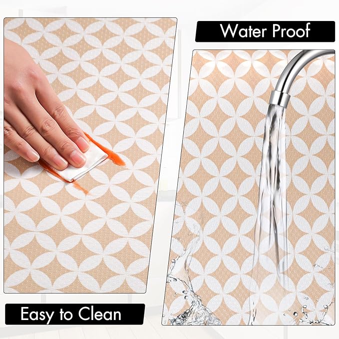 Cooyes Shelf Liner for Kitchen Cabinets – Non-Adhesive Waterproof EVA Liner for - Image 6