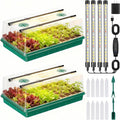 Seed Starter Trays with Grow Lights, Color Change Grow Lights by Adawook