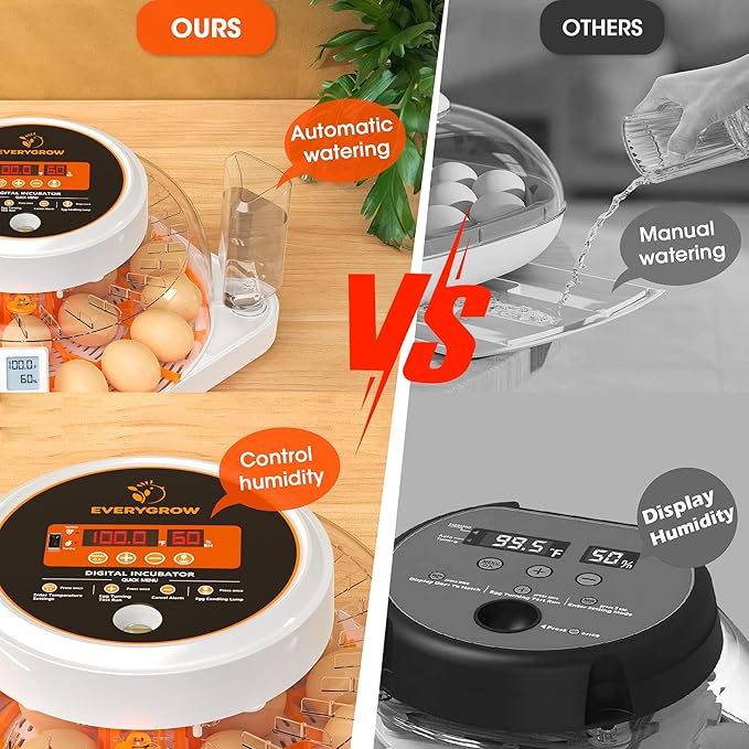 Incubators for Hatching Eggs, 22 Eggs Smart Incubator - Image 4