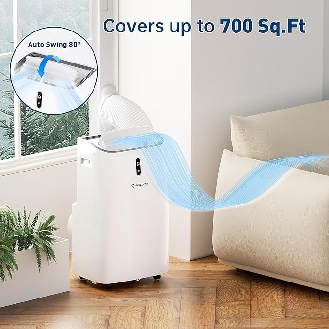 14, 000 BTU Portable Air Conditioners Cool Up to 700 Sq.Ft, Dehumidifier & Fan - Image 5