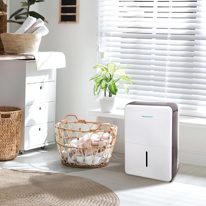 Keystone 50-Pint Portable Dehumidifier - Image 2