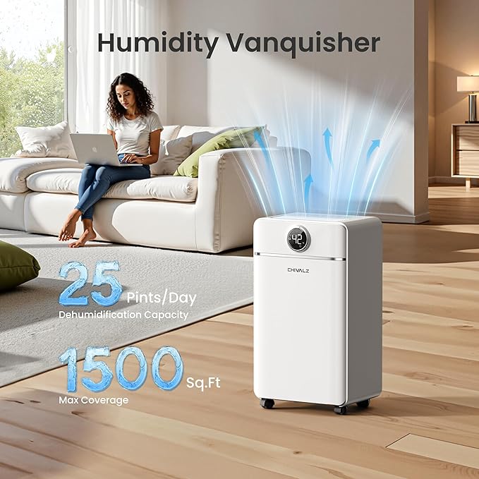 CHIVALZ 1500 Sq.Ft Dehumidifier - Image 3