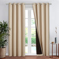 NICETOWN Thermal Insulated 100% Blackout Curtain, Noise Reducing Performance by NICETOWN