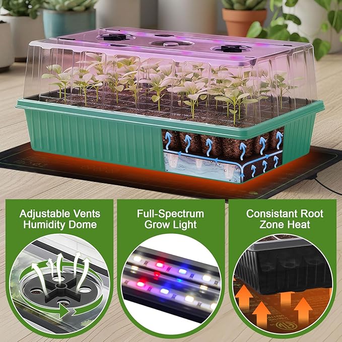 60-Cell Self-Watering Seed Starter Tray - Image 3