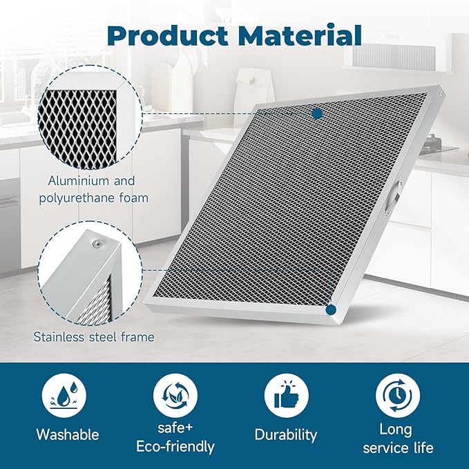 2-Packs 5881 Washable MERV 8 Dehumidifier Filter 12x14x1 Compatible - Image 5