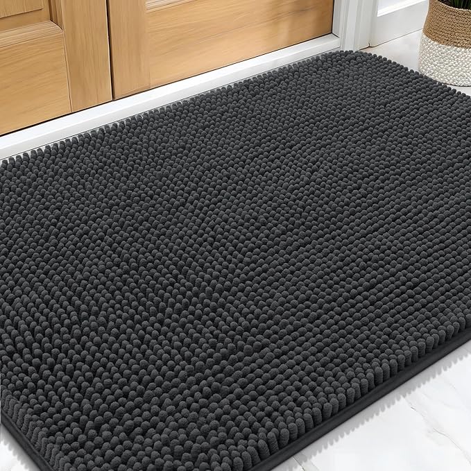 OLANLY Dog Door Mat for Muddy Paws 30x20, Absorbs Moisture and Dirt, Absorbent by OLANLY