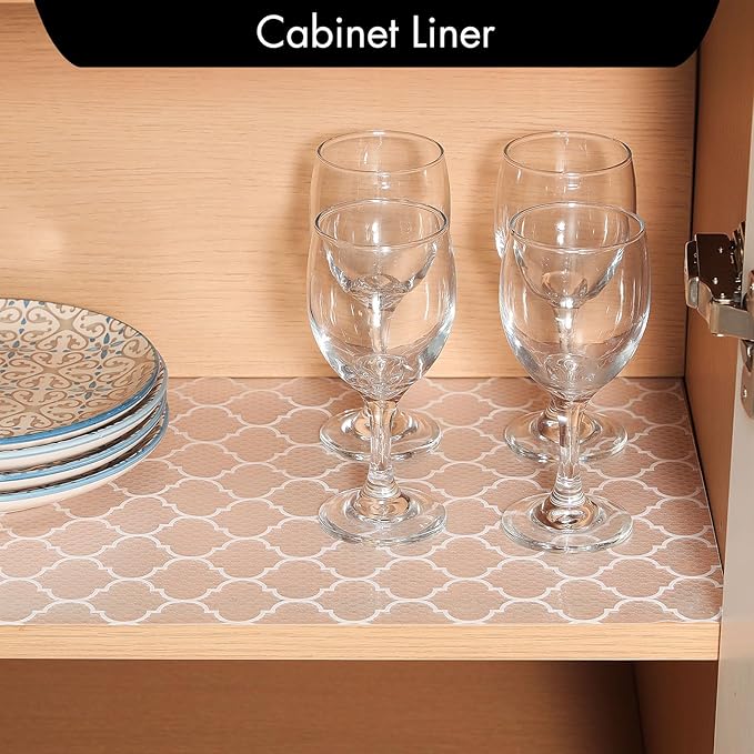 Cooyes Shelf Liner for Kitchen Cabinets – Non-Adhesive Waterproof EVA Liner for - Image 3