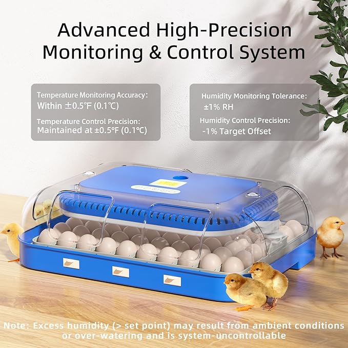 70 Egg Incubator for Hatching Eggs, Intelligent Incubator - Image 4