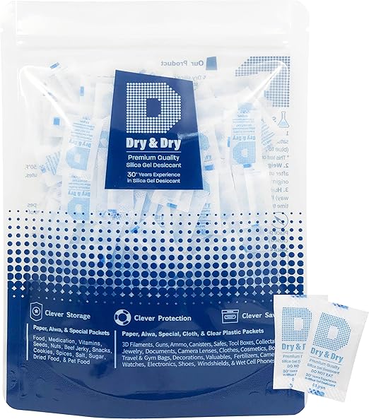 Dry & Dry Silica Gel Packets Desiccants by DryDry