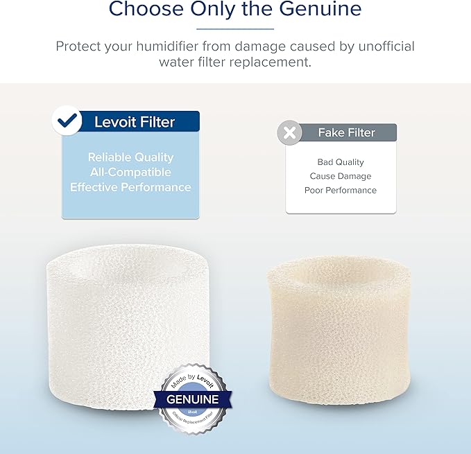LEVOIT 10-Pack Top Fill Humidifier Replacement Filters, Capture Particles to - Image 5