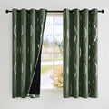 NICETOWN 100% Blackout Curtains 72 inch Length 2 Panels Set, Dark Mallard by NICETOWN