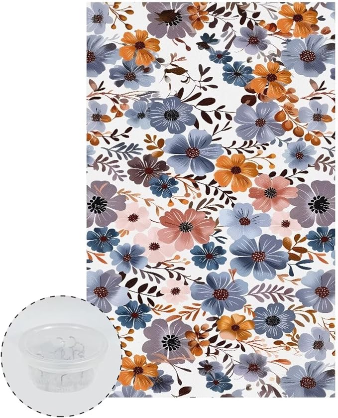 Flower Headrest Covers for Recliner Sofa Stain Resistant Couch Protector - Image 2