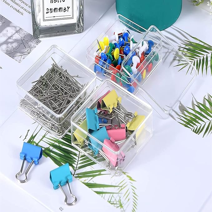 Clear Square Cube Acrylic Box 4 Packs - Image 4