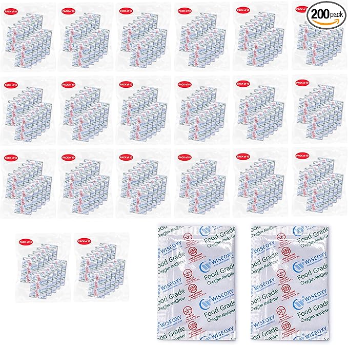 500CC 200 Packs Oxygen Absorbers by Wisesorb