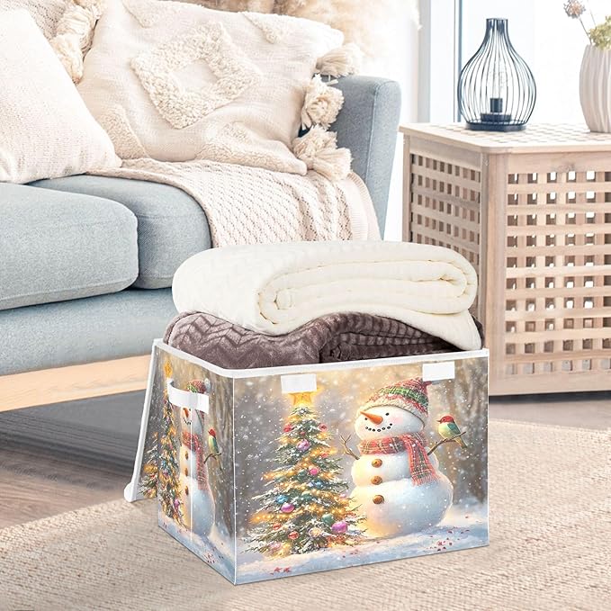 xigua Whimsical Snowman Storage Bins - Image 5