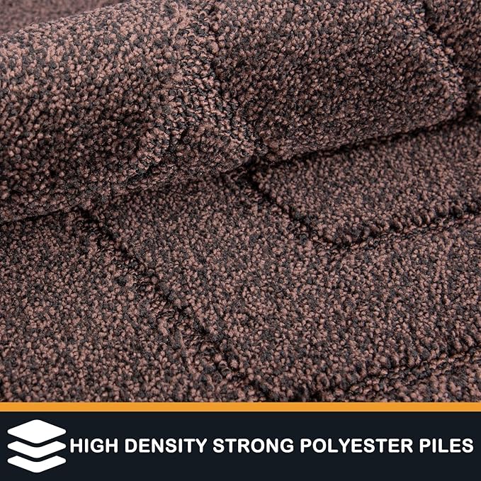 PURRUGS Easy Care Area Rug 4ft x 6ft, Non-Slip Machine Washable Entry Rug - Image 5