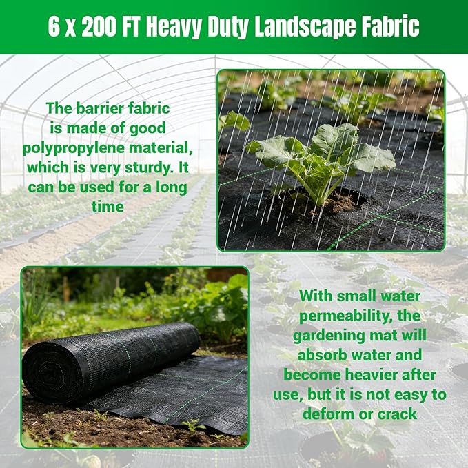Weed Barrier Fabric Planting Cover - Image 7
