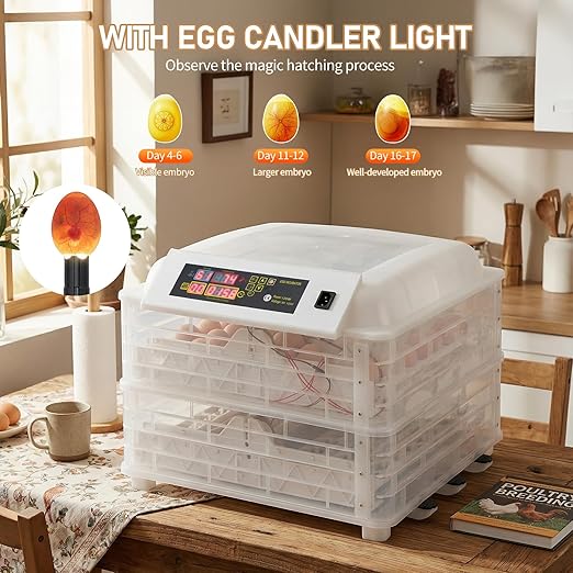Winado Incubators for Hatching Eggs, 112 Egg Incubator - Image 4