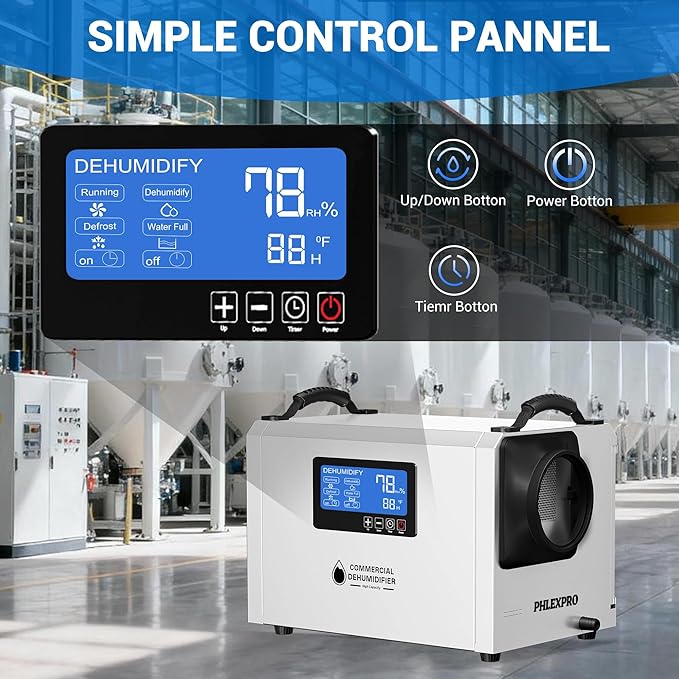 145 Pint Commercial Dehumidifier - Image 3