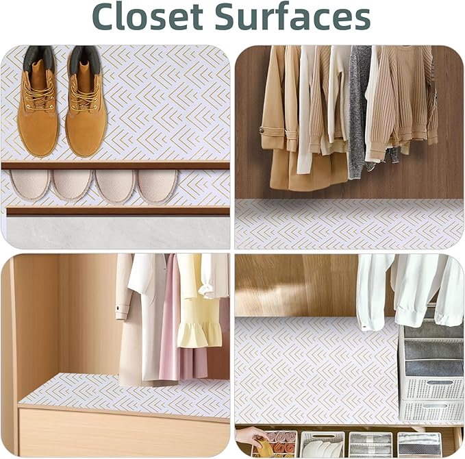 Shelf Liner for Kitchen Cabinets 11.8 x 236.2IN Non Adhesive Drawer Liner - Image 7