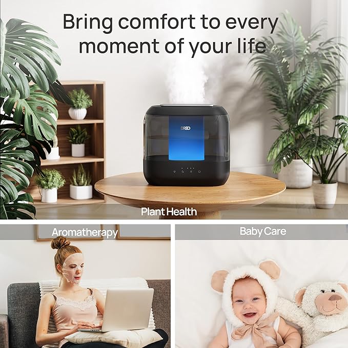 Dreo Humidifiers for Bedroom, 4L Top Fill for Large Room, 36H Runtime, 28 dB - Image 8