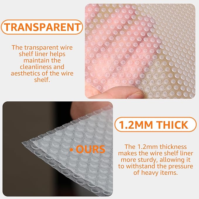 Pantry Shelf Liners for Wire Shelving - Image 3