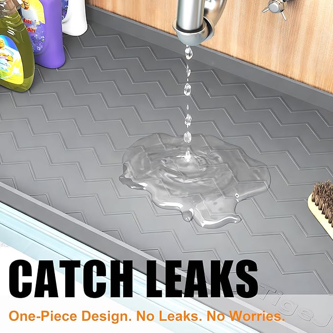 TigeJoy 40" x 19" Under Sink Mats - Image 5
