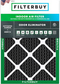 Filterbuy 20x25x1 Air Filter MERV 10 Odor & Allergy Defense by Filterbuy