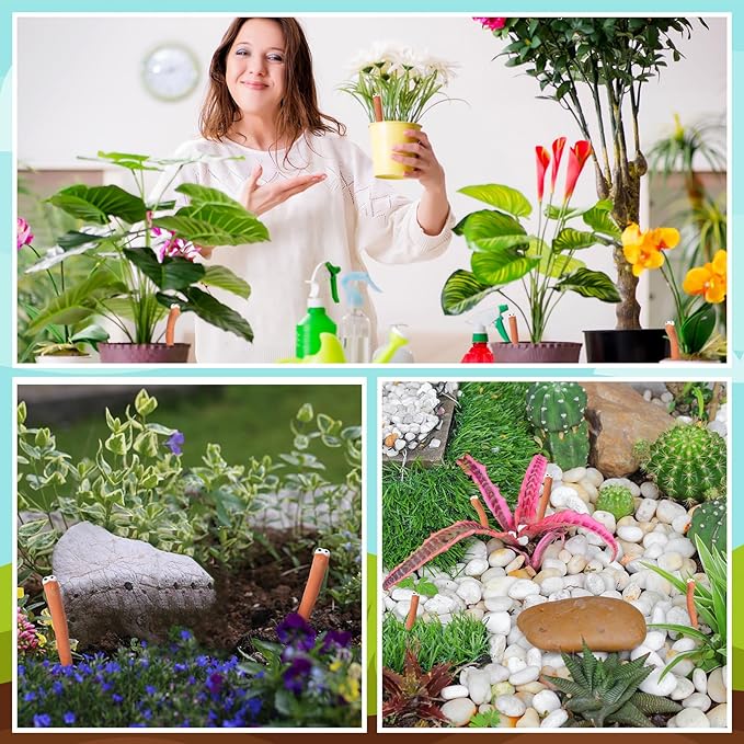 12 Pcs Water Sensor Ceramic Worm The Potting Shed Worm Water Sensor Plant - Image 7