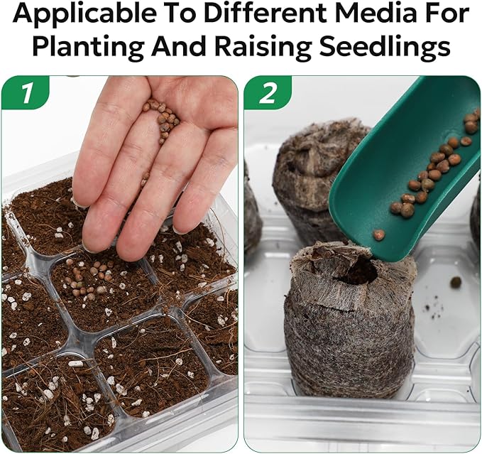 MIXC 10 Packs Seed Starter Tray Seed Starter Kit - Image 6