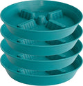 4 Pack Plant Saucer 10 inch, 8 12 14 17 inch, Plant Stand Plastic Plant Saucers by Unknown