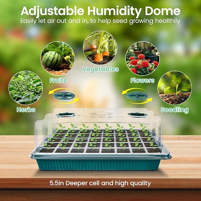 2 Pack 80 Cells Seed Starter Tray - Image 7