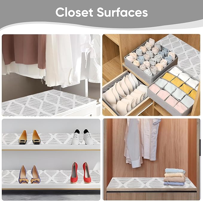 Shelf Liners Cabinet Liner Drawer Liner 12in X 13ft Non Adhesive Non-Slip Easy - Image 7
