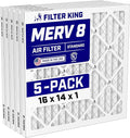 Filter King 16x14x1 Air Filter Dust & Allergy Control AC Furnace Filters by FilterKing