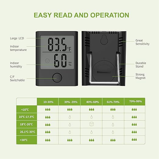 BALDR Digital Hygrometer Thermometer - Image 6