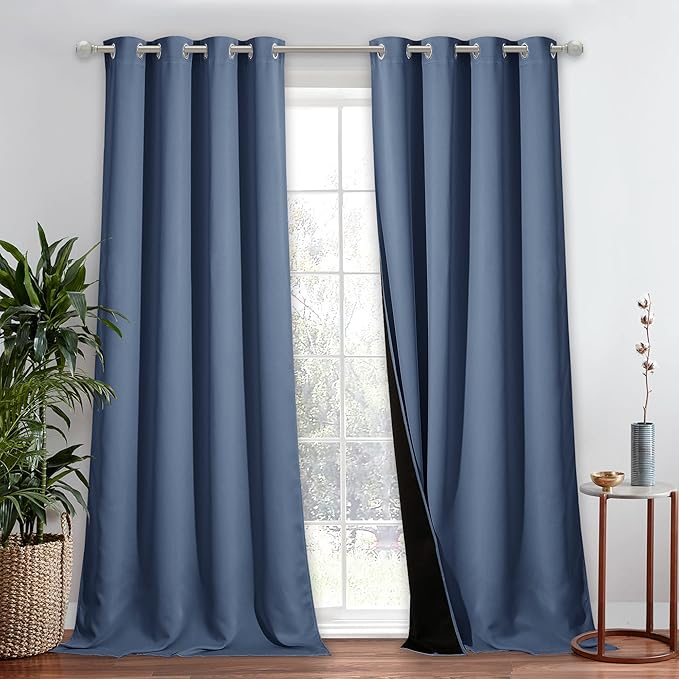 NICETOWN 100% Blackout Blind, Laundry Room Decor Window Treatment Curtains by NICETOWN