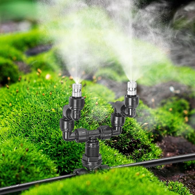 CozyCabin Double Reptile Mister Nozzles, 1/4'' Reptile Misting Spray Nozzle 360 - Image 6