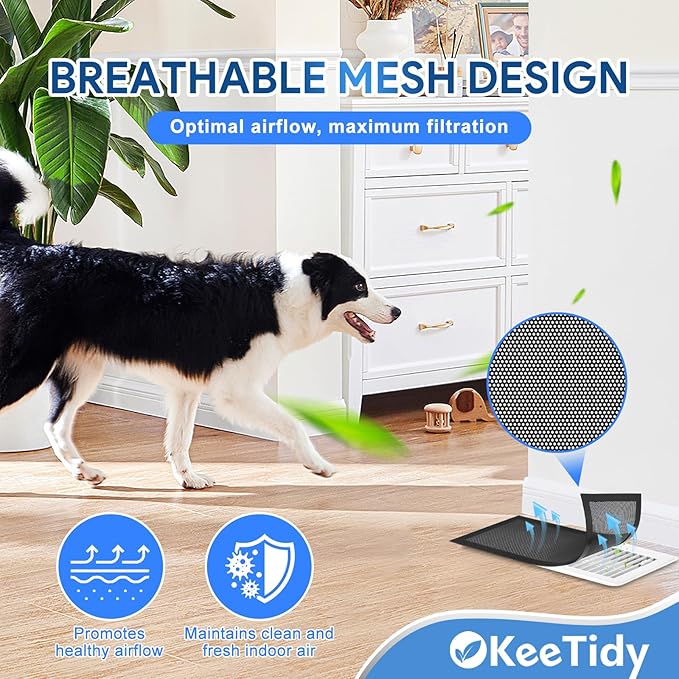Floor Vent Covers, 5.5" x 12" Magnetic Vent Covers Air Vent Covers Mesh Screen - Image 3
