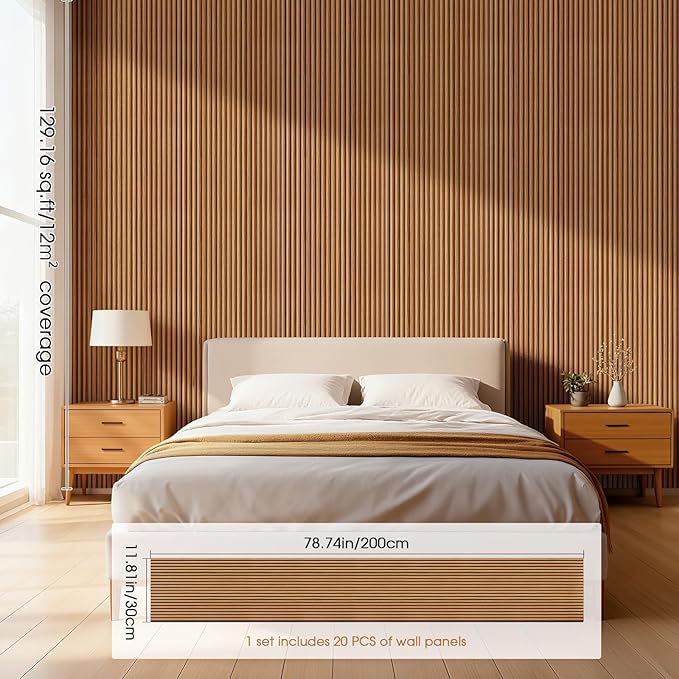 PS Wall Panels for Interior Wall Decor, Covers 129.16 sq.ft, Lightweight Wall - Image 2