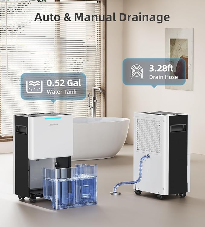 1500 Sq. ft Dehumidifier for Basement and Large Room, 21 Pints Dehumidifiers - Image 5