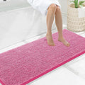 Smiry Luxury Chenille Bathroom Rugs 59x20, Extra Soft and Absorbent Shaggy Bath by Smiry