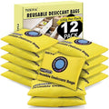 12Pack Rechargeable Silica Gel Desiccant Packets, Color Indicating Desiccant by Unknown