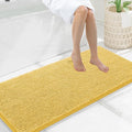 Smiry Luxury Chenille Bathroom Rugs 47x20, Extra Soft and Absorbent Shaggy Bath by Smiry