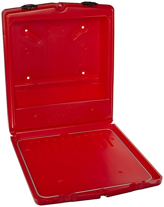 Justrite 23306 Polyethylene Large Front Opening Document Storage Box, 13-1/8" - Image 2